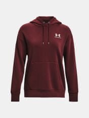 Under Armour Pulover Essential Fleece Hoodie-RED S