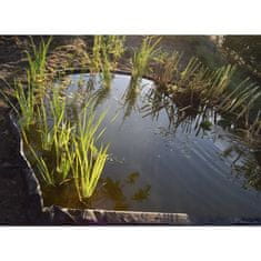 Vidaxl Naravni vrtni robovi, 19 cm x 15 m, 7 mm, črni