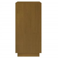 Vidaxl Knjižna omara medeno rjava 40x35x71 cm trdna borovina