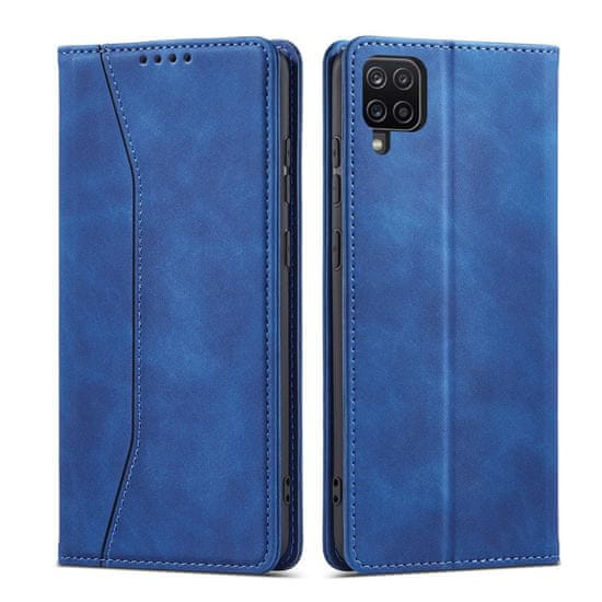 MG Magnet Fancy knjižni usnjeni ovitek za Samsung Galaxy A12 5G, modro