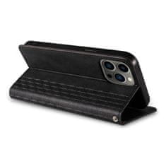 MG Magnet Strap knjižni usnjeni ovitek za iPhone 12 Pro, črna