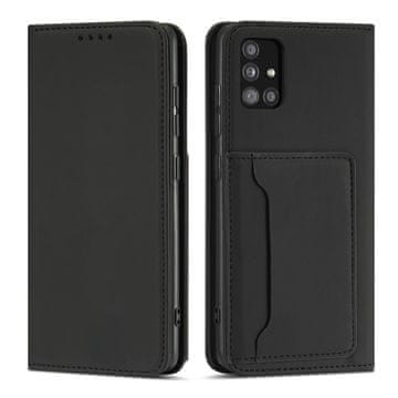 MG Magnet Card knjižni usnjeni ovitek za Xiaomi Redmi Note 11 Pro 4G/5G, črna