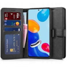 Tech-protect Wallet knjižni ovitek za Xiaomi Redmi Note 11 Pro / 11 Pro 5G, črna
