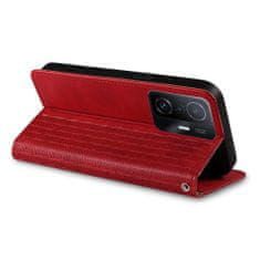 MG Magnet Strap knjižni usnjeni ovitek za Samsung Galaxy A13 5G, rdeča