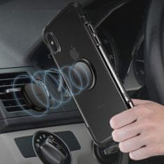 Tech-protect Magnetic Ring držalo za telefon na prst, črna
