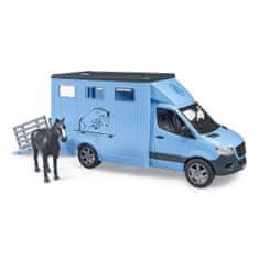 Bruder MB Sprinter vozilo za prevoz živali s figuro konja