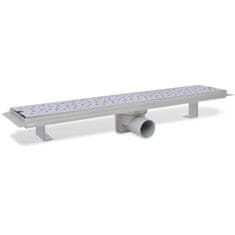 Vidaxl Kanaleta za Tuš Mehurčki 630x140 mm Nerjaveče Jeklo