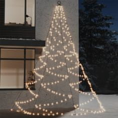Greatstore Stensko drevesce 720 toplo belih LED lučk 5 m notranje zunanje