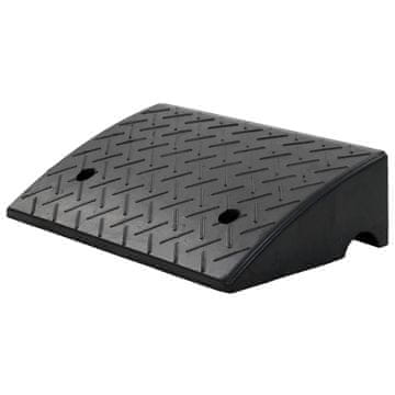 Vidaxl Robnik za dovoz iz gume 50x32,5x14 cm