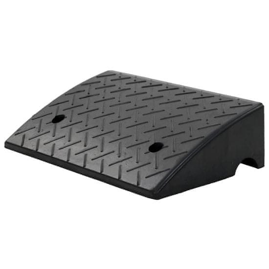 Vidaxl Robnik za dovoz iz gume 50x32,5x14 cm