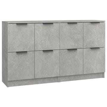 Vidaxl Komoda 2 kosa 60x30x70 cm konstruiran les