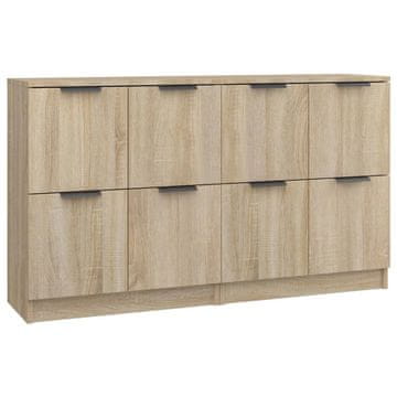 Vidaxl Komoda 2 kosa 60x30x70 cm konstruiran les