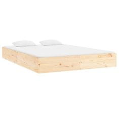 Vidaxl Posteljni okvir iz trdnega lesa 180x200 cm 6FT