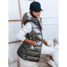 Dstreet Ženski brezrokavnik ARAS srebrn ty2856 XXL