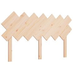Vidaxl Posteljno vzglavje 141x3x80,5 cm trdna borovina