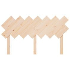 Vidaxl Posteljno vzglavje 141x3x80,5 cm trdna borovina