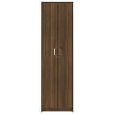 shumee Garderobna omara za hodnik, rjavi hrast, 55x25x189 cm