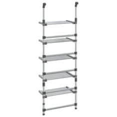 Vidaxl 5-nadstropno viseče stojalo za sušenje perila aluminij
