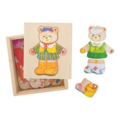 Bigjigs Toys Gospa medvedka oblačenje Puzzle