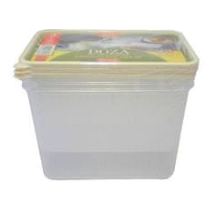 CZ Pravokotna škatla 1,4l 17,5x12,5x9cm plastika (3 kosi)