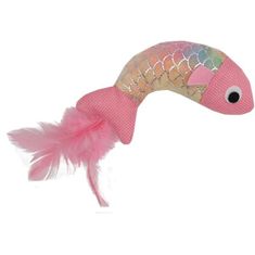 Happy Pet Igrača mačka plišasta Morska deklica ribe roza HP