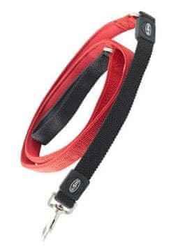 Buster Neoprene Bungee Leash S/M 120cm/20mm rdeča