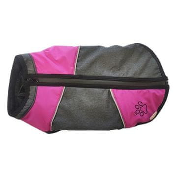 Obleka Vest Esmé Tramp LUX sivo-rožnata 45cm