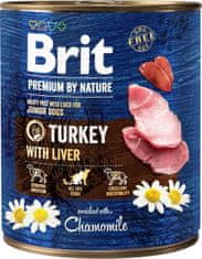 Brit Premium by Nature Dog Cons. - Turčija z jetri 800 g