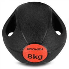 Spokey GRIPI Medicinbal z ročaji, 8 kg
