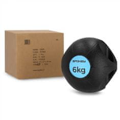 Spokey GRIPI Medicinbal z ročaji, 6 kg