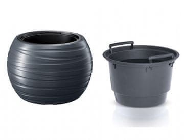 eoshop Pokrov za cvetlični lonec MAZ plastika mat d40x26cm