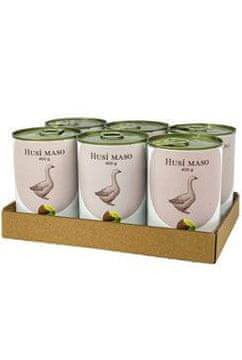 Bohemia GOSJE MESO v lastnem soku SIX PACK 6x400g