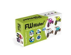 Funny Wheels Skuter Rider SuperSport green 2in1 + trak, zgoraj. Sedlo 28/30 cm, 25 kg nos 18 m+ v škatli.