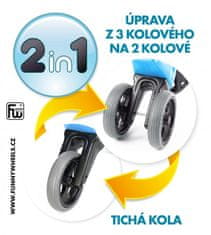 Funny Wheels Rider Sport blue 2v1, višina sedeža 28/30cm nosilnost 25kg 18m+