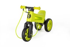 Funny Wheels Skuter Rider SuperSport green 2in1 + trak, zgoraj. Sedlo 28/30 cm, 25 kg nos 18 m+ v škatli.