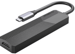 Orico MDK-6P priključna postaja, USB-C, 6 v 1, USB 3.0/2.0, HDMI, SD+TF, USB-C PD, črna (MDK-6P-BK-BP)