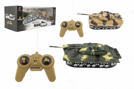 Teddies Rezervoar RC 2pcs 25cm plastika na baterije z zvokom z lučjo