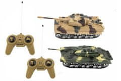 Teddies Rezervoar RC 2pcs 25cm plastika na baterije z zvokom z lučjo