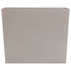 botle Cvetlični lonec z vložkom Gladka struktura mocca 58x18x50 cm Balkonski sadilnik Plastika