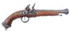 Italijanska pištola na kresilnico, 18.stol. - les, kovina; dolžina 39cm; višina 14cm; 