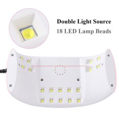 Verkgroup Velika UV LED 18 svetilka za gel nohte 36W – manikura