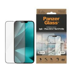 PanzerGlass Zaščitno steklo za steklo za iPhone 14 Max/ 13 Pro Max, z antirefleksnim premazom in okvirjem za namestitev