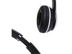 Verkgroup Bluetooth brezžične slušalke bele FM SD MP3 + mikrofon