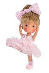 Llorens 52614 MISS MINIS BALLET - lutka z vinilnim telesom - 26 cm