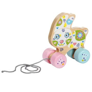 CUBIKA 13333 Leseni zajček za vlečenje