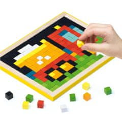 CUBIKA Leseni piksli: Avtomobili: leseni mozaik s 400 bloki in 7 vzorci