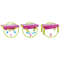 Androni Kavni set z zložljivo mizico 2 v 1 - 17 kosov