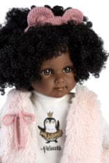 Llorens 53535 ZURI - realistična lutka z mehkim tekstilnim telesom - 35 cm