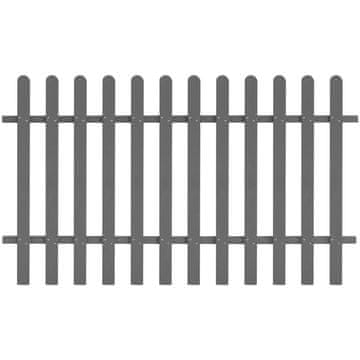 Vidaxl Ograja WPC 200x120 cm