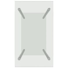 Vidaxl Stojalo za drva prozorno 80x35x60 cm steklo